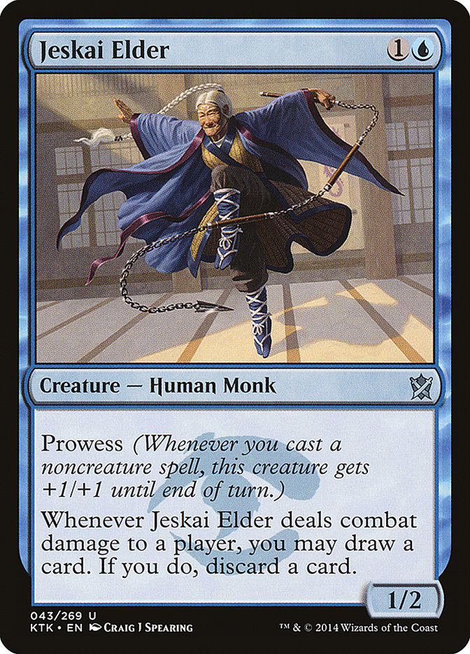 Jeskai Elder [Khans of Tarkir] Magic: The Gathering