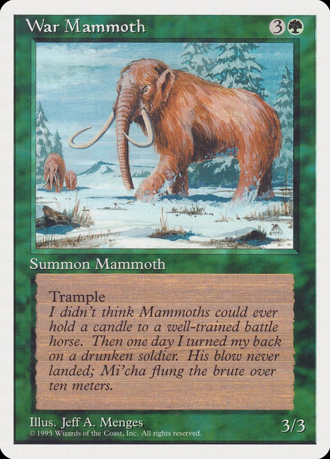 War Mammoth [Rivals Quick Start Set] Magic: The Gathering