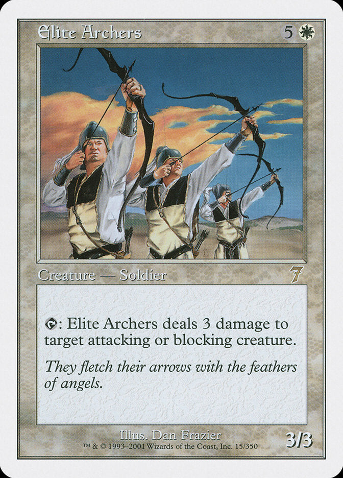 Elite Archers [Seventh Edition] Magic: The Gathering