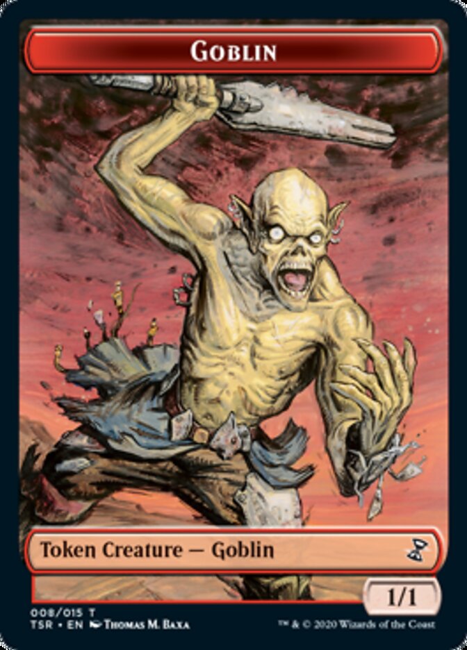 Goblin Token [Time Spiral Remastered Tokens] Magic: The Gathering