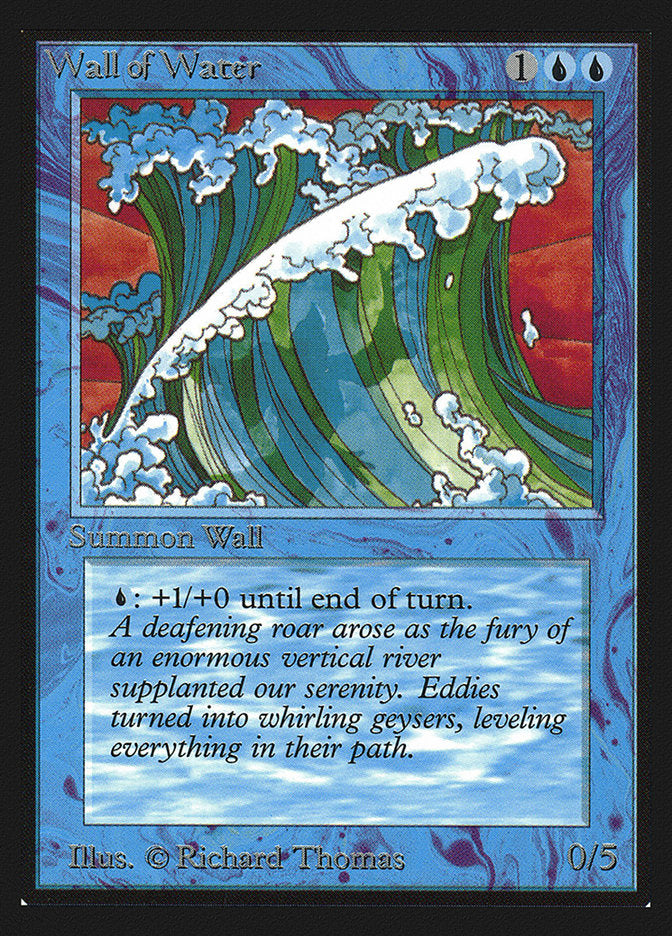Wall of Water [Collectors' Edition] Magic: The Gathering