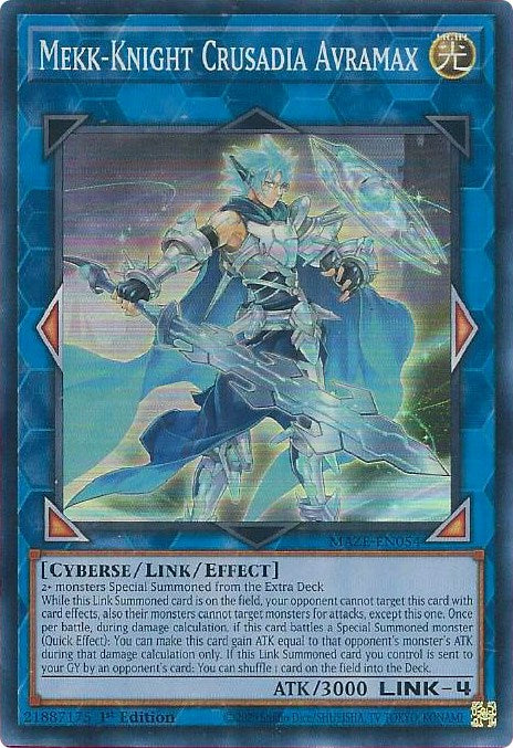 Mekk-Knight Crusadia Avramax [MAZE-EN054] Super Rare Yu-Gi-Oh!