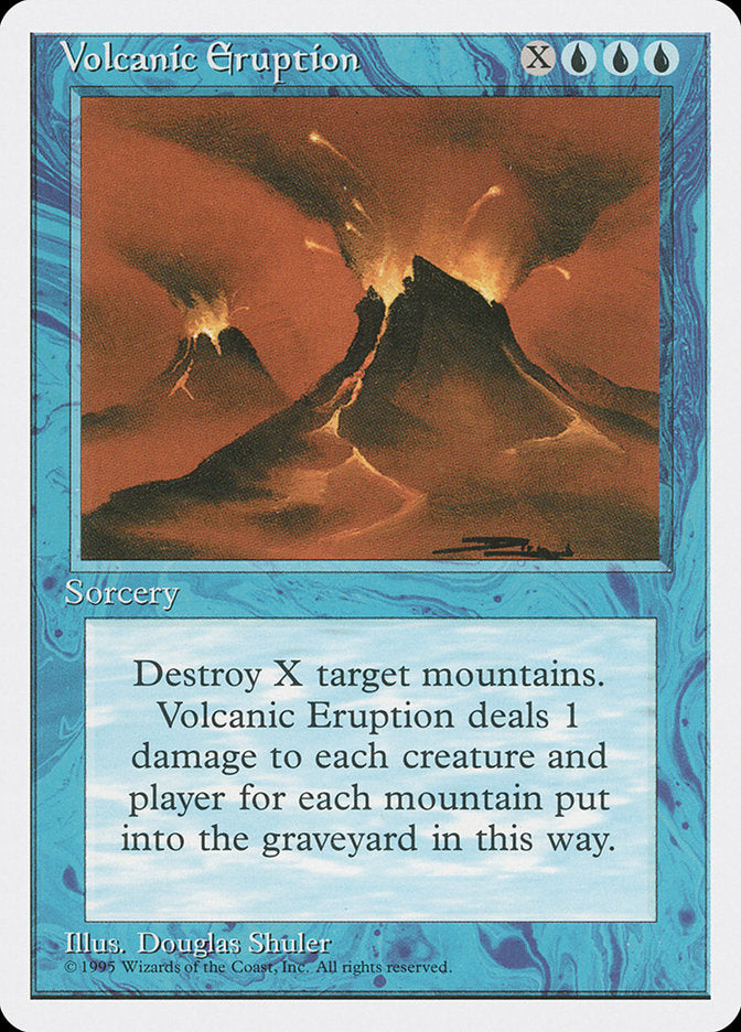 Volcanic Eruption [Fourth Edition] Magic: The Gathering