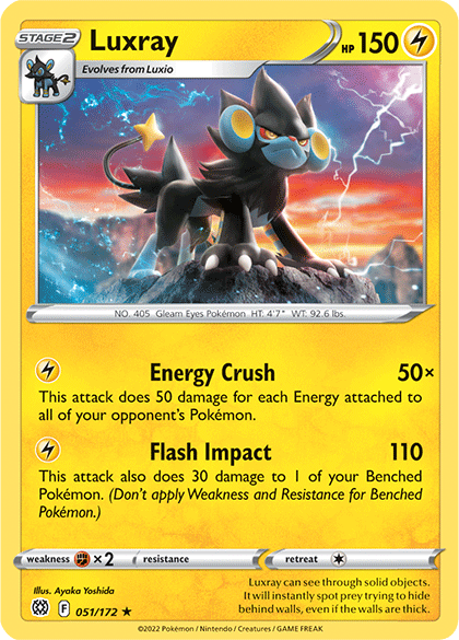 Luxray (051/172) [Sword & Shield: Brilliant Stars] Pokémon