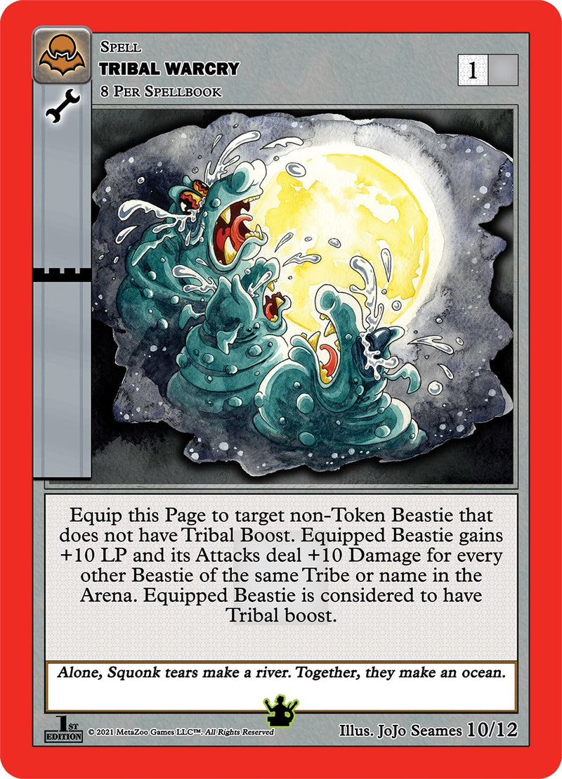 Tribal Warcry [Cryptid Nation: Nightfall First Edition Tribal Theme Decks] Metazoo