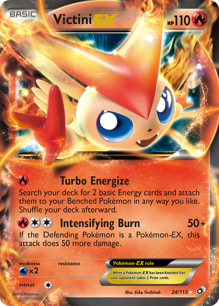 Victini EX (24/113) [Black & White: Legendary Treasures] Pokémon