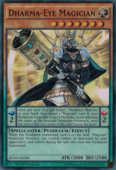 Dharma-Eye Magician [BOSH-EN096] Super Rare Yu-Gi-Oh!