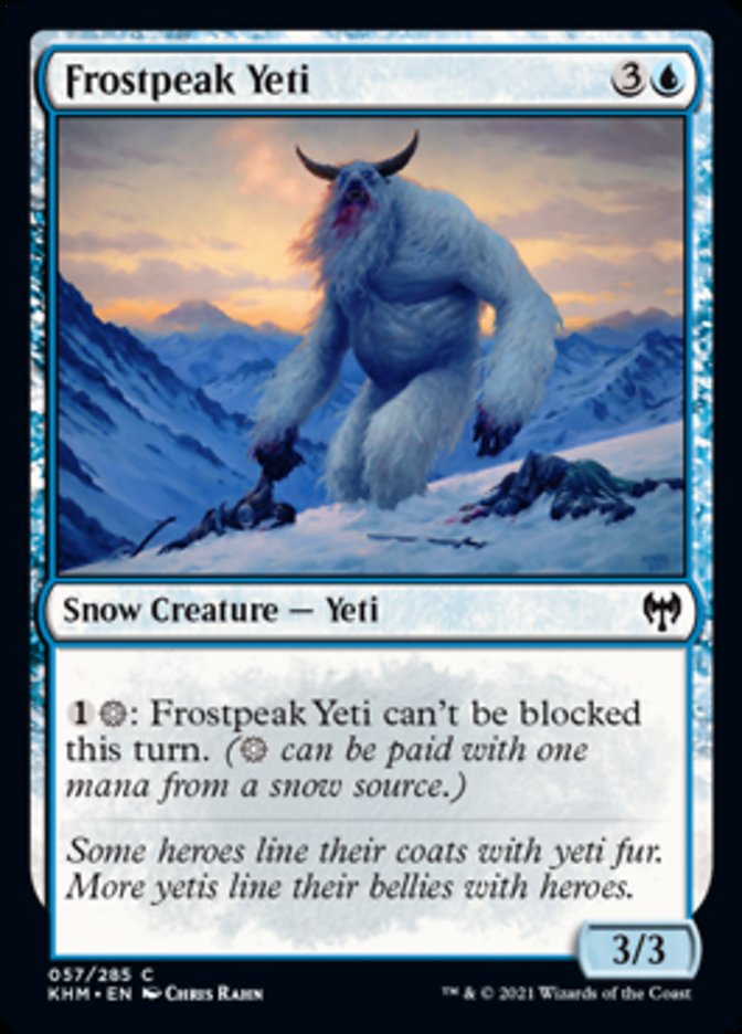 Frostpeak Yeti [Kaldheim] Magic: The Gathering