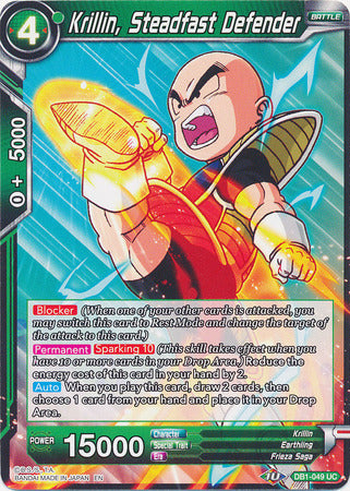 Krillin, Steadfast Defender (DB1-049) [Dragon Brawl] Dragon Ball Super