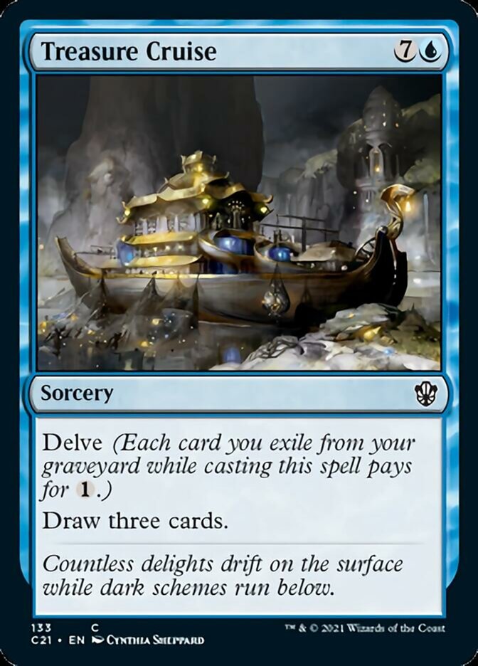 Treasure Cruise [Commander 2021] Magic: The Gathering