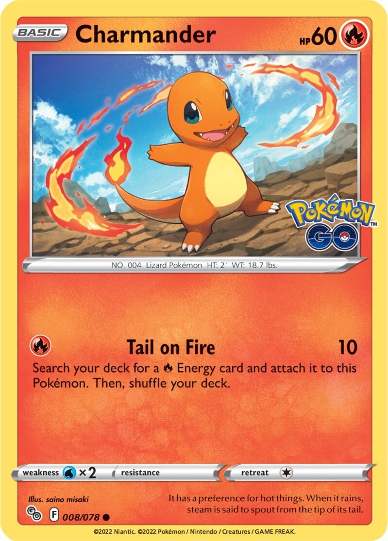 Charmander (008/078) [Pokémon GO] Pokémon