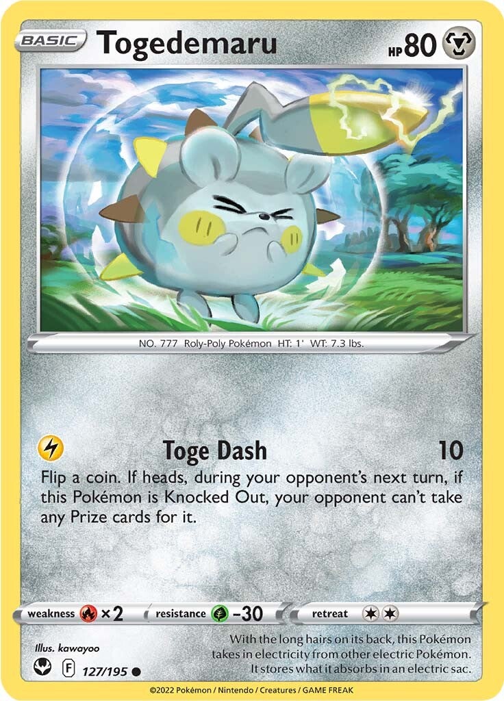 Togedemaru (127/195) [Sword & Shield: Silver Tempest] Pokémon