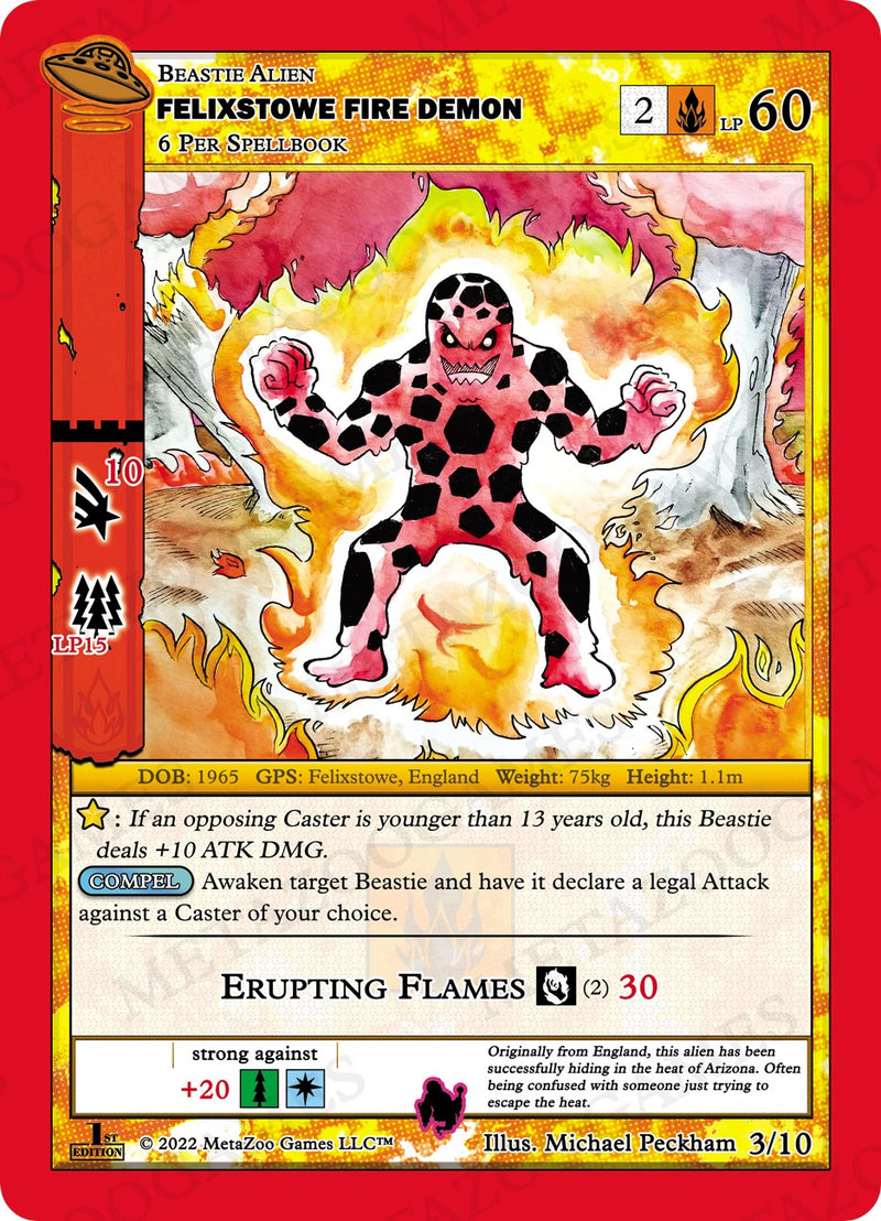 Felixstowe Fire Demon [Cryptid Nation: UFO First Edition Release Event Deck] Metazoo