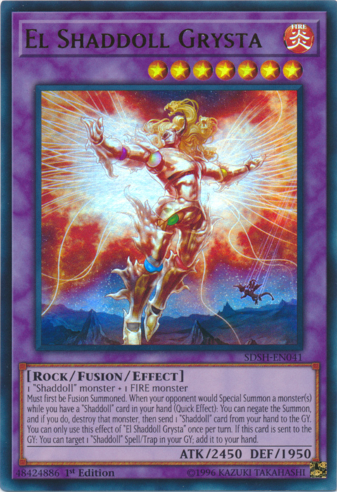 El Shaddoll Grysta [SDSH-EN041] Ultra Rare Yu-Gi-Oh!