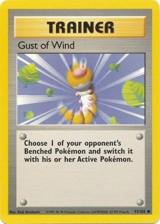 Gust of Wind (93/102) [Base Set Unlimited] Pokémon