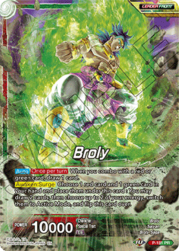Broly // Broly, Surge of Brutality (P-181) [Mythic Booster] Dragon Ball Super