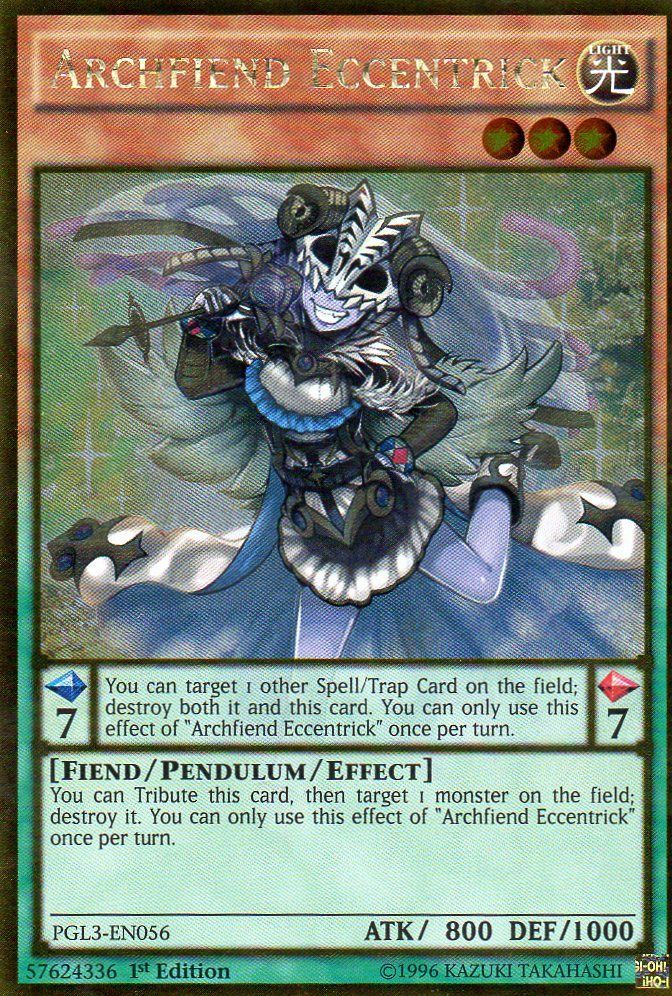 Archfiend Eccentrick [PGL3-EN056] Gold Rare Yu-Gi-Oh!