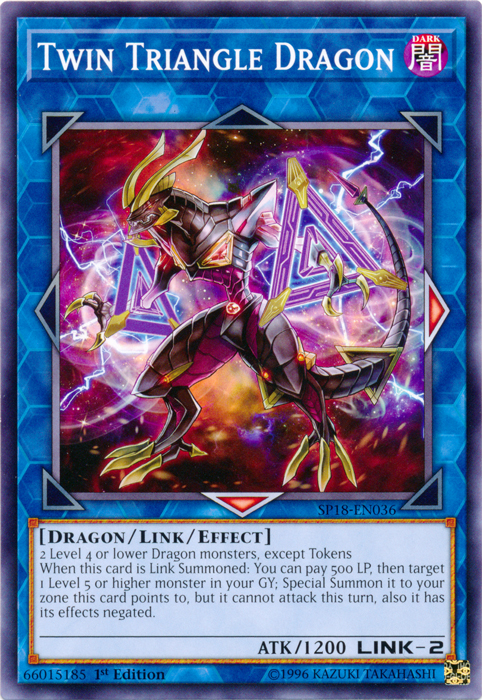 Twin Triangle Dragon [SP18-EN036] Common Yu-Gi-Oh!