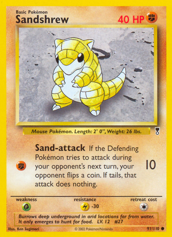 Sandshrew (91/110) [Legendary Collection] Pokémon