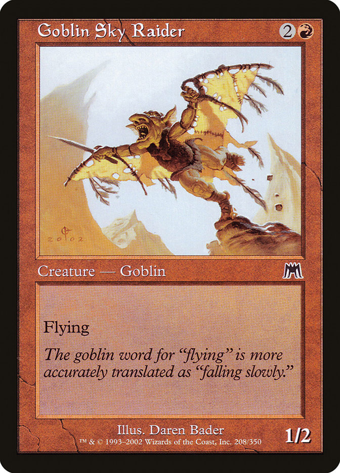 Goblin Sky Raider [Onslaught] Magic: The Gathering