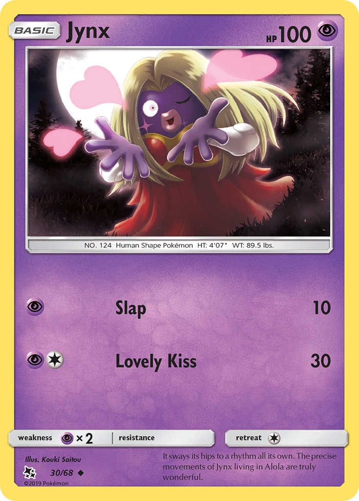 Jynx (30/68) [Sun & Moon: Hidden Fates] Pokémon