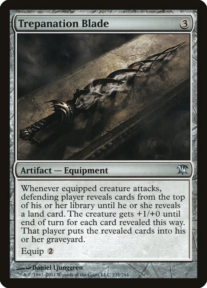 Trepanation Blade [Innistrad] Magic: The Gathering
