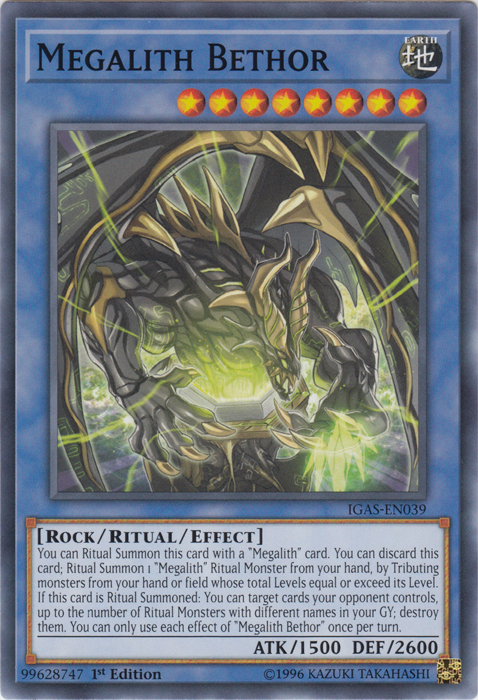 Megalith Bethor [IGAS-EN039] Common Yu-Gi-Oh!