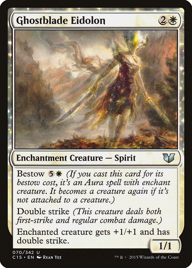 Ghostblade Eidolon [Commander 2015] Magic: The Gathering