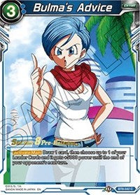 Bulma's Advice (BT8-042_PR) [Malicious Machinations Prerelease Promos] Dragon Ball Super