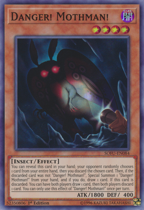 Danger! Mothman! [SOFU-EN084] Super Rare Yu-Gi-Oh!