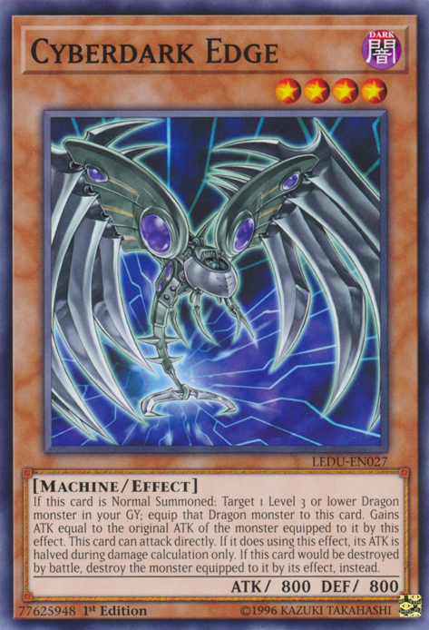 Cyberdark Edge [LEDU-EN027] Common Yu-Gi-Oh!