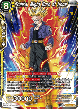 Trunks, Might Born of Hope (BT13-101) [Supreme Rivalry] Dragon Ball Super