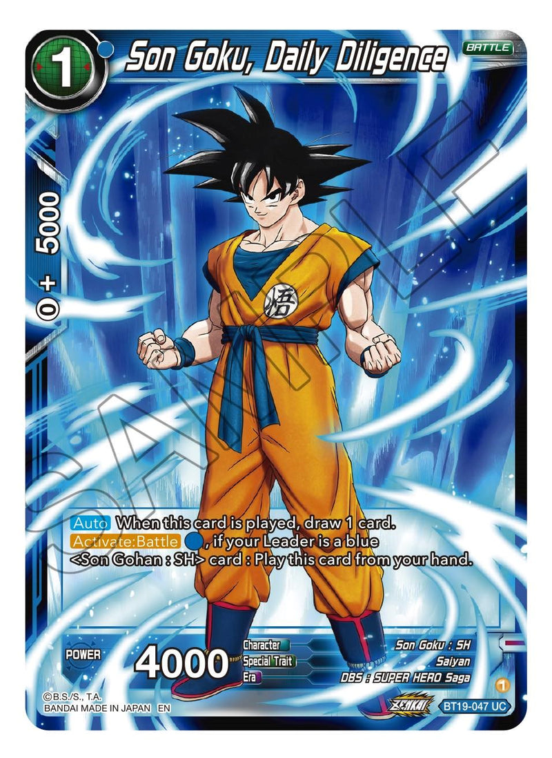 Son Goku, Daily Diligence (BT19-047) [Fighter's Ambition] Dragon Ball Super