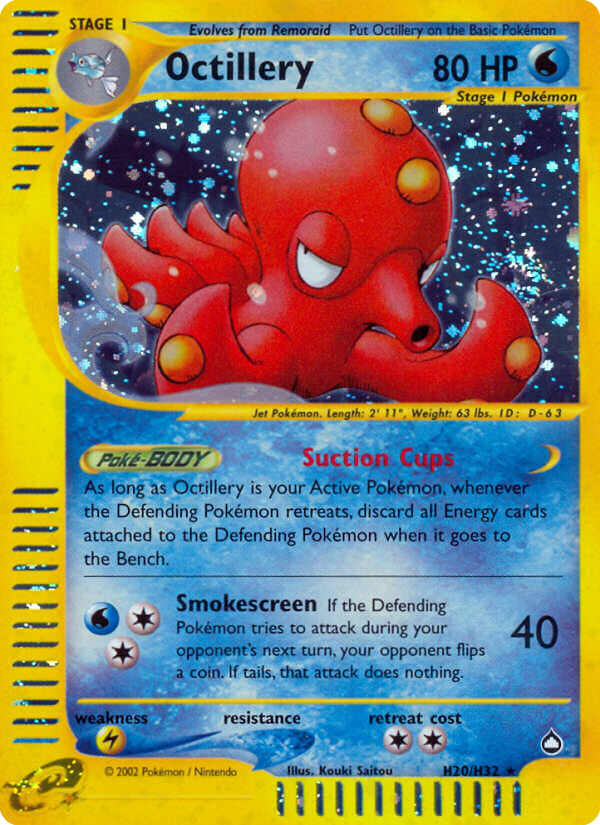 Octillery (H20/H32) [Aquapolis] Pokémon