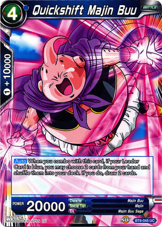 Quickshift Majin Buu (BT6-045) [Destroyer Kings] Dragon Ball Super