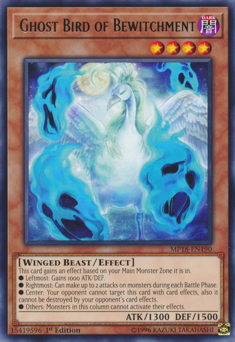 Ghost Bird of Bewitchment [MP18-EN190] Rare Yu-Gi-Oh!