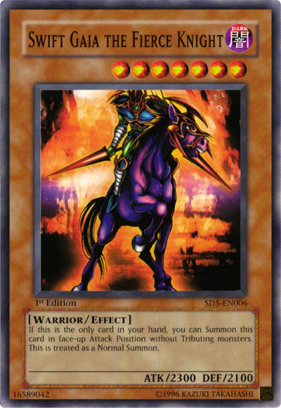 Swift Gaia the Fierce Knight [SD5-EN006] Common Yu-Gi-Oh!