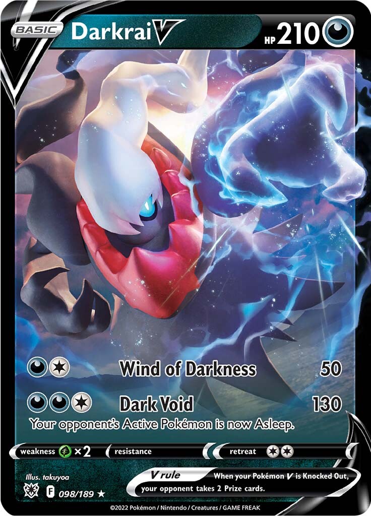 Darkrai V (098/189) [Sword & Shield: Astral Radiance] Pokémon