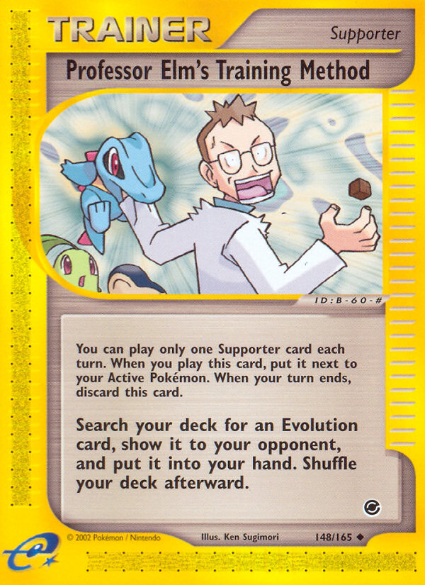 Professor Elm's Training Method (148/165) [Expedition: Base Set] Pokémon