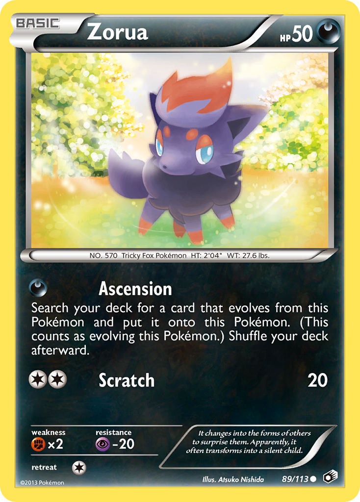 Zorua (89/113) [Black & White: Legendary Treasures] Pokémon