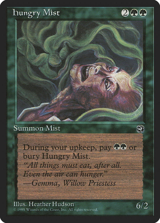 Hungry Mist (Gemma Flavor Text) [Homelands] Magic: The Gathering