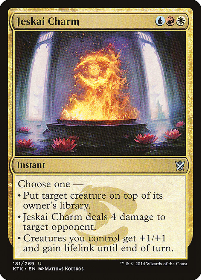 Jeskai Charm [Khans of Tarkir] Magic: The Gathering