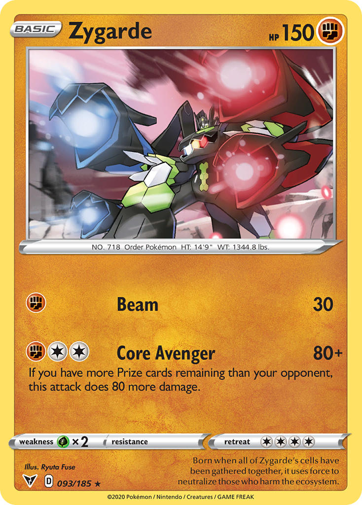 Zygarde (093/185) [Sword & Shield: Vivid Voltage] Pokémon
