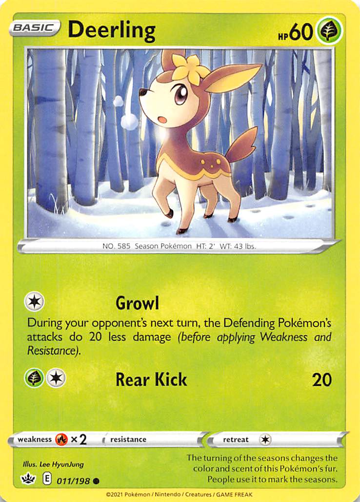 Deerling (011/198) [Sword & Shield: Chilling Reign] Pokémon