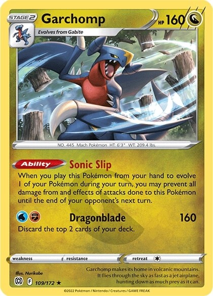 Garchomp (109/172) [Sword & Shield: Brilliant Stars] Pokémon