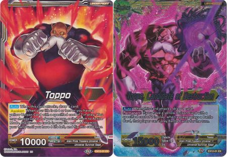Toppo // Toppo, Candidate of Destruction (EX12-01) [Universe 11 Unison] Dragon Ball Super