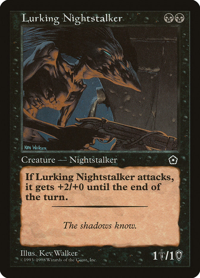 Lurking Nightstalker [Portal Second Age] Magic: The Gathering