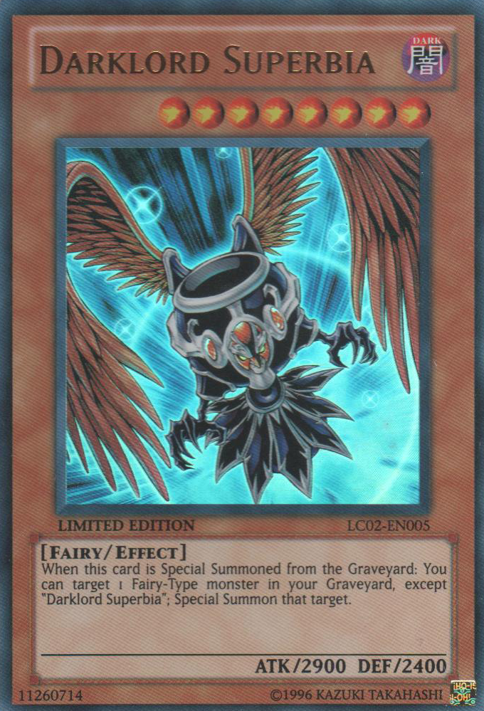 Darklord Superbia [LC02-EN005] Ultra Rare Yu-Gi-Oh!