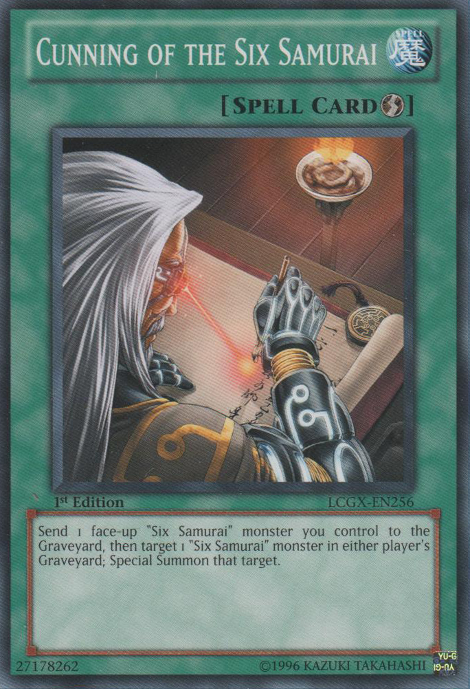 Cunning of the Six Samurai [LCGX-EN256] Common Yu-Gi-Oh!