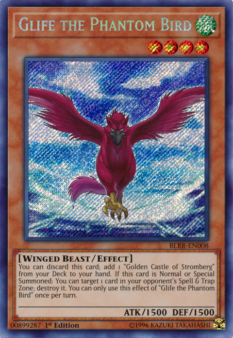 Glife the Phantom Bird [BLRR-EN008] Secret Rare Yu-Gi-Oh!